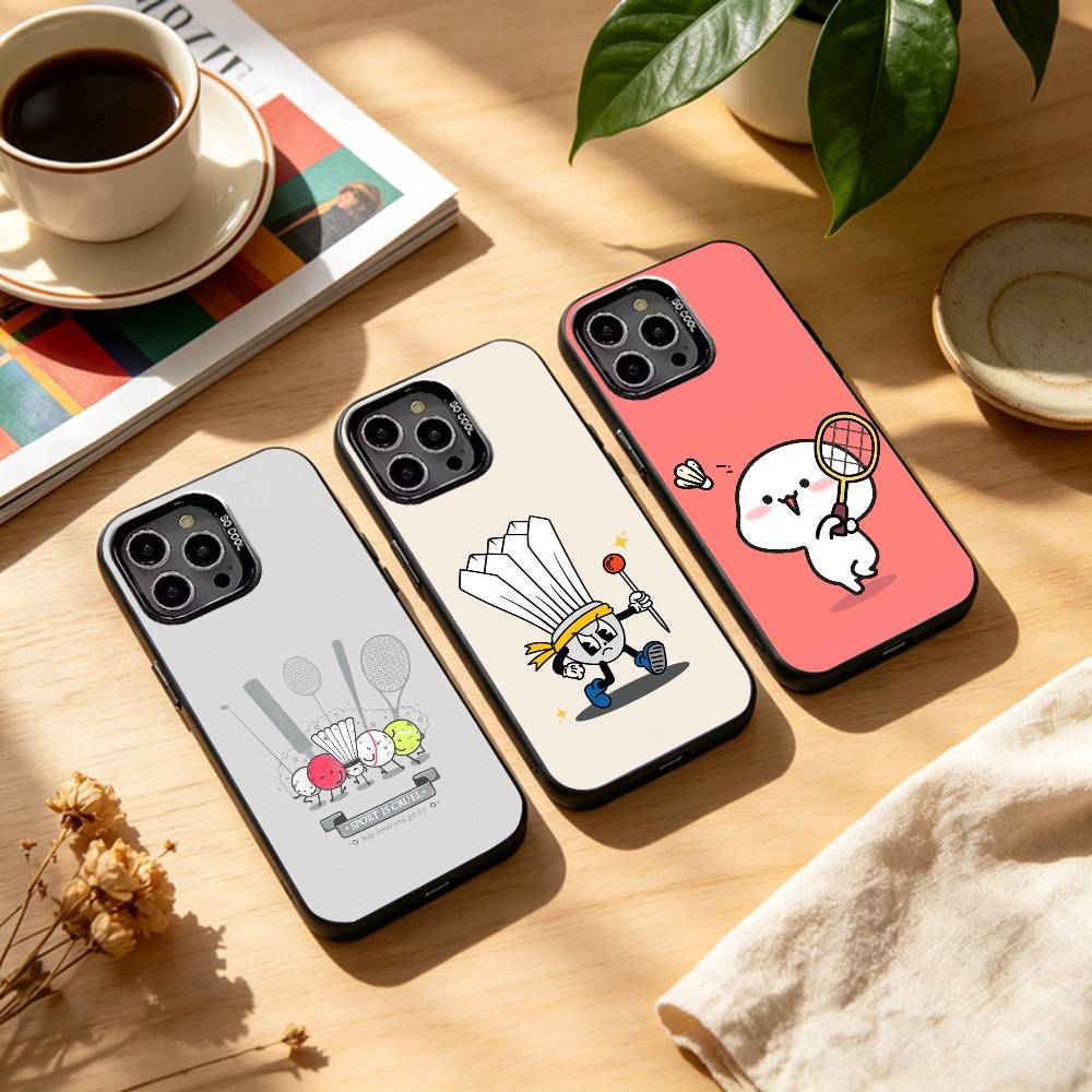 Badminton Logo - S-Sport B-Badminton Illustration Phone Case For