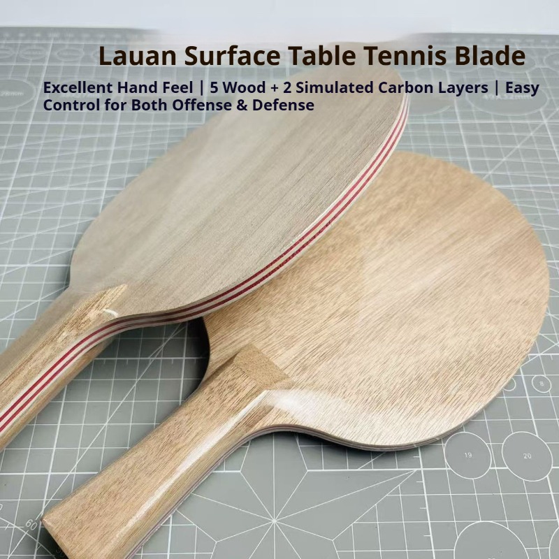 Badminton Background - Lauan Surface Table Tennis Blade 5