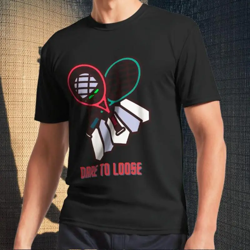 Badminton Logo - Dare to loose badminton sport Active