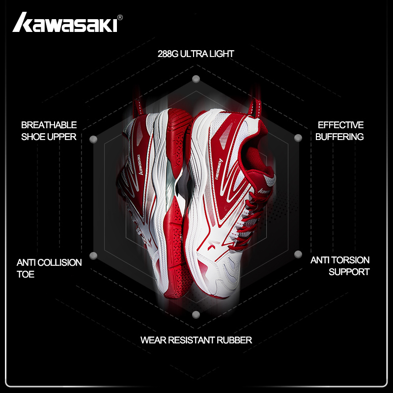Kawasaki 2025 New Arrival Badm - Badminton Footwork ulasan dan harga