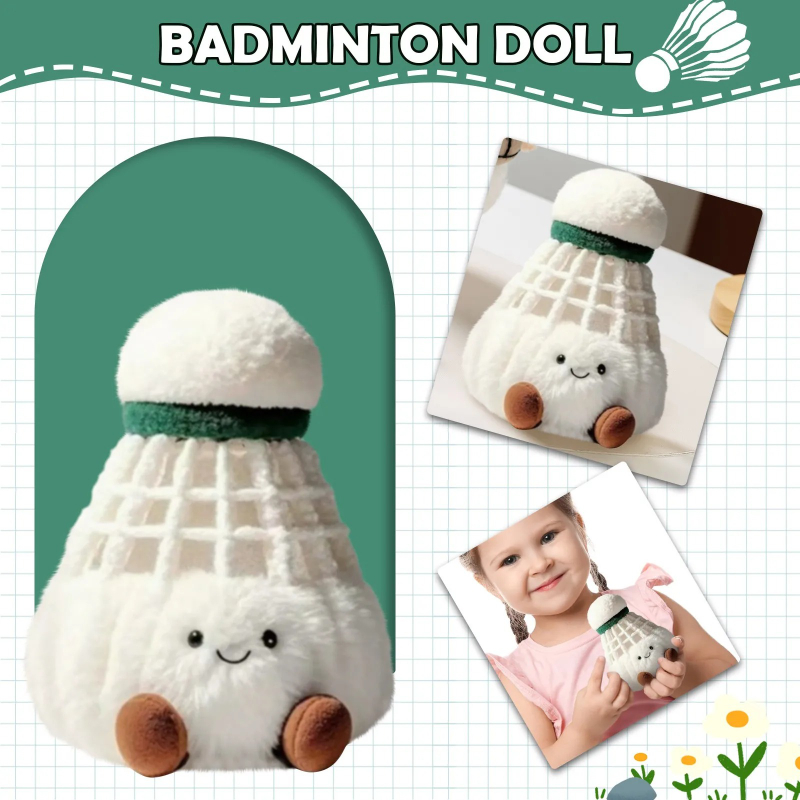 Badminton Plush Pendant Cute K - Badminton Denmark ulasan dan harga