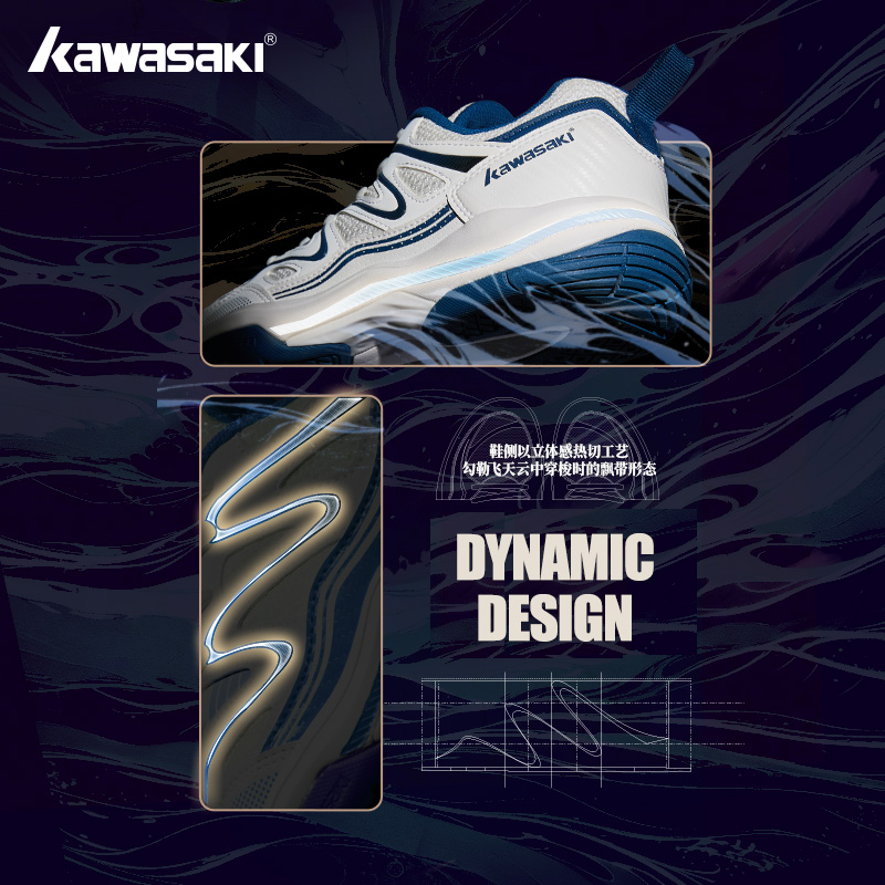 Retro Design Badminton Shoes K - Badminton Footwork ulasan dan harga
