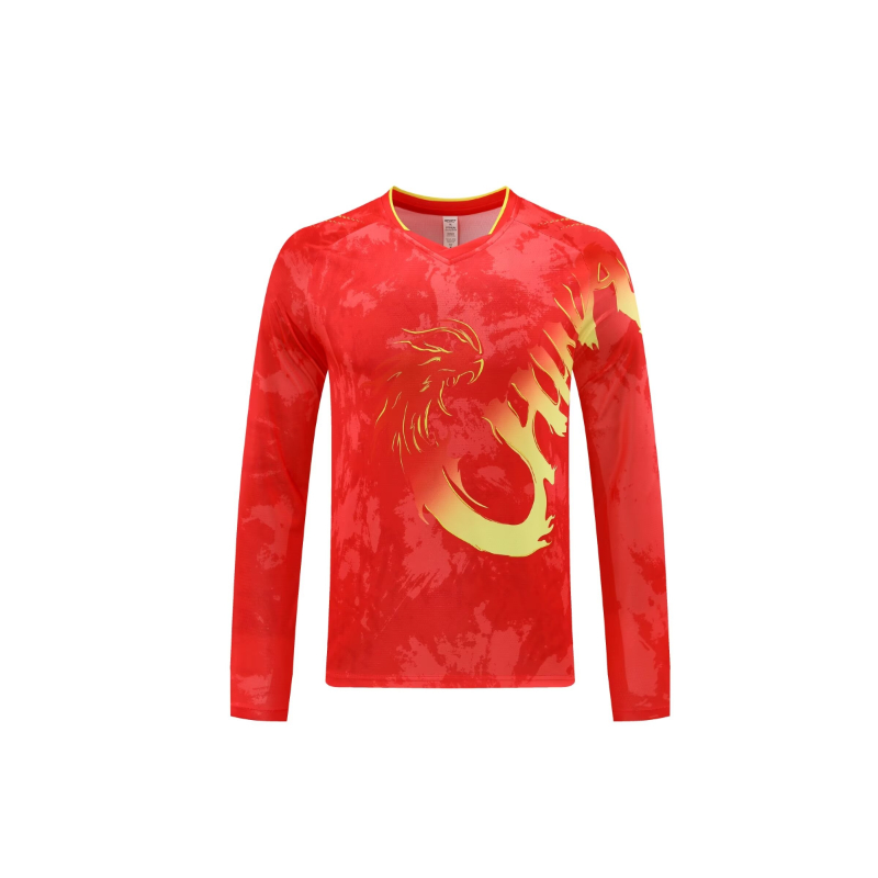 China Dragon Long Sleeve Table - Badminton Logo ulasan dan harga