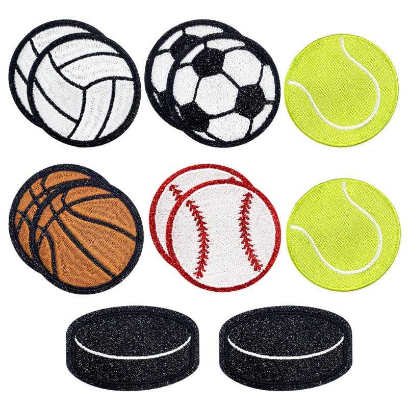 Glitter Sports Baseball Soccer - Badminton Logo ulasan dan harga