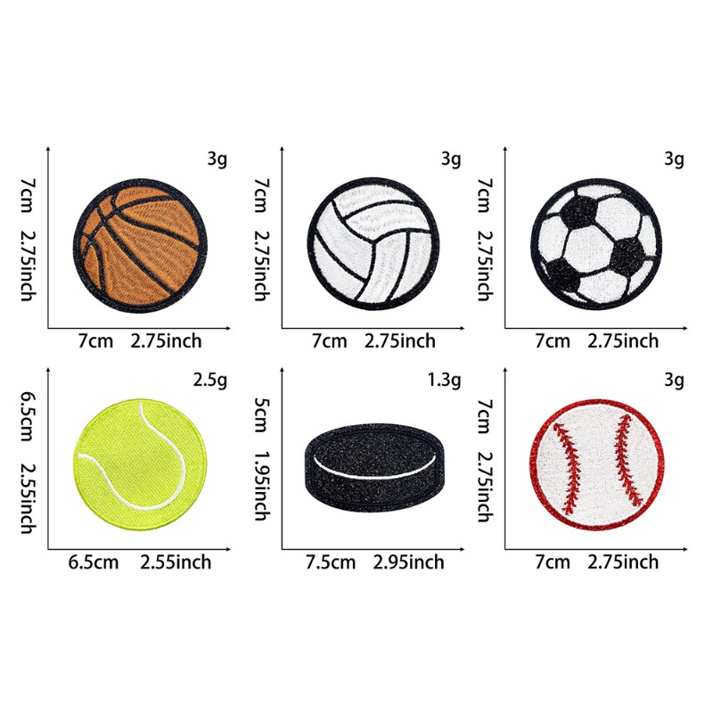 Glitter Sports Baseball Soccer - Badminton Logo ulasan dan harga